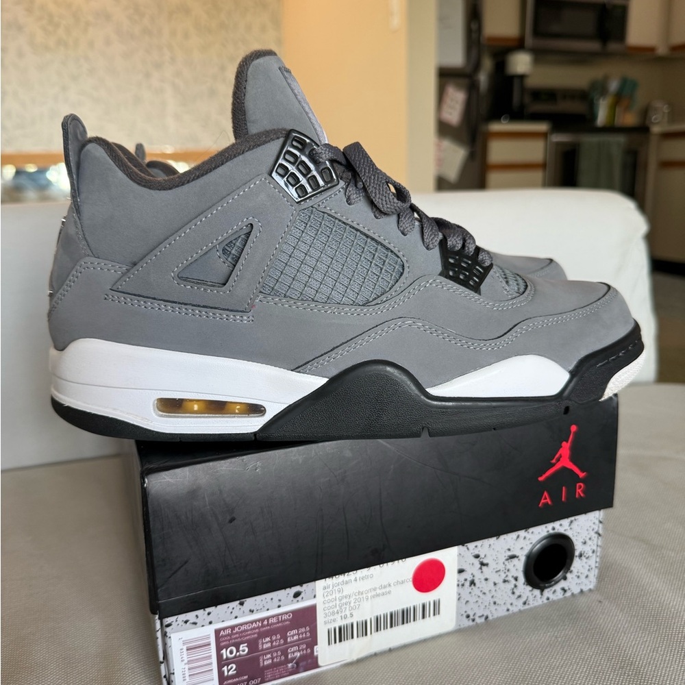 Jordan 4 Retro Cool Grey 2019 size 10.5
